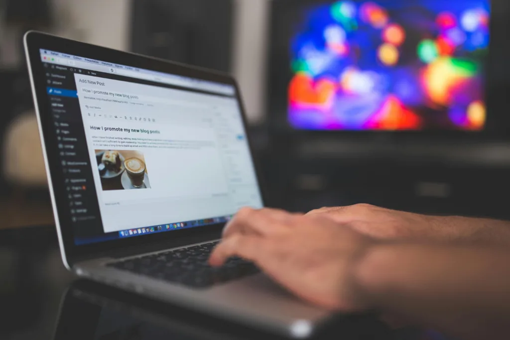 image showing blogging