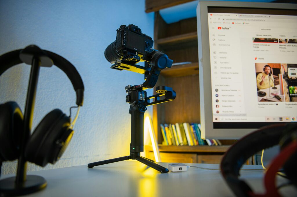 image showing studio with top youtube niches