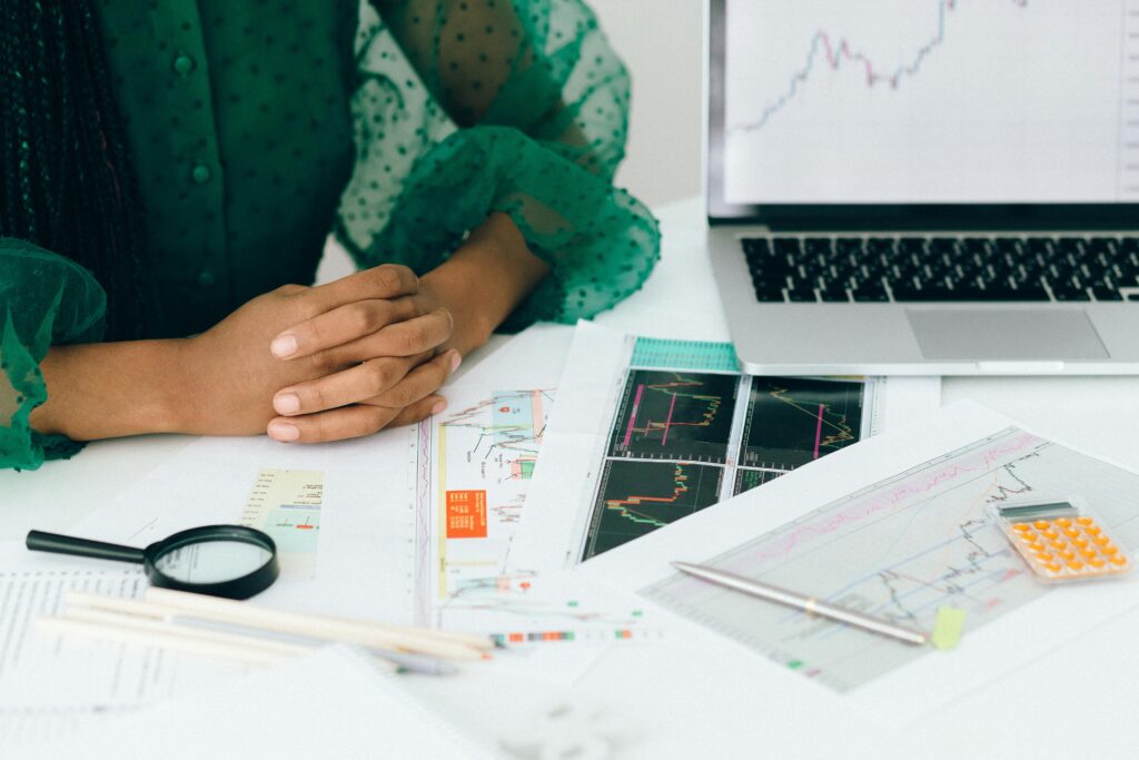 image showing a girl working on online earning methods to earn money
