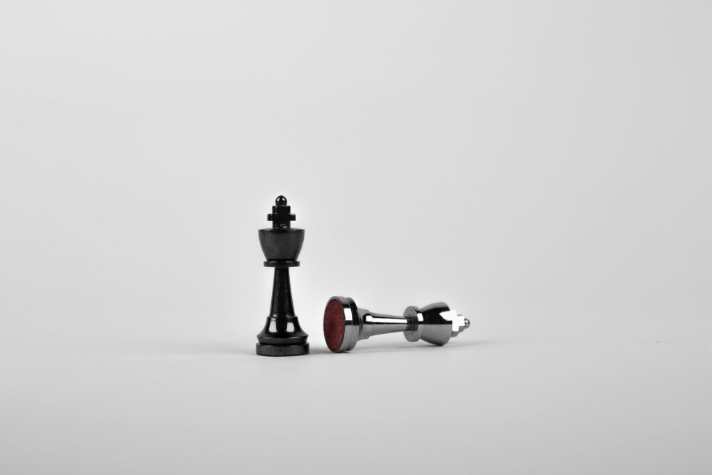 a background image showing chess elements