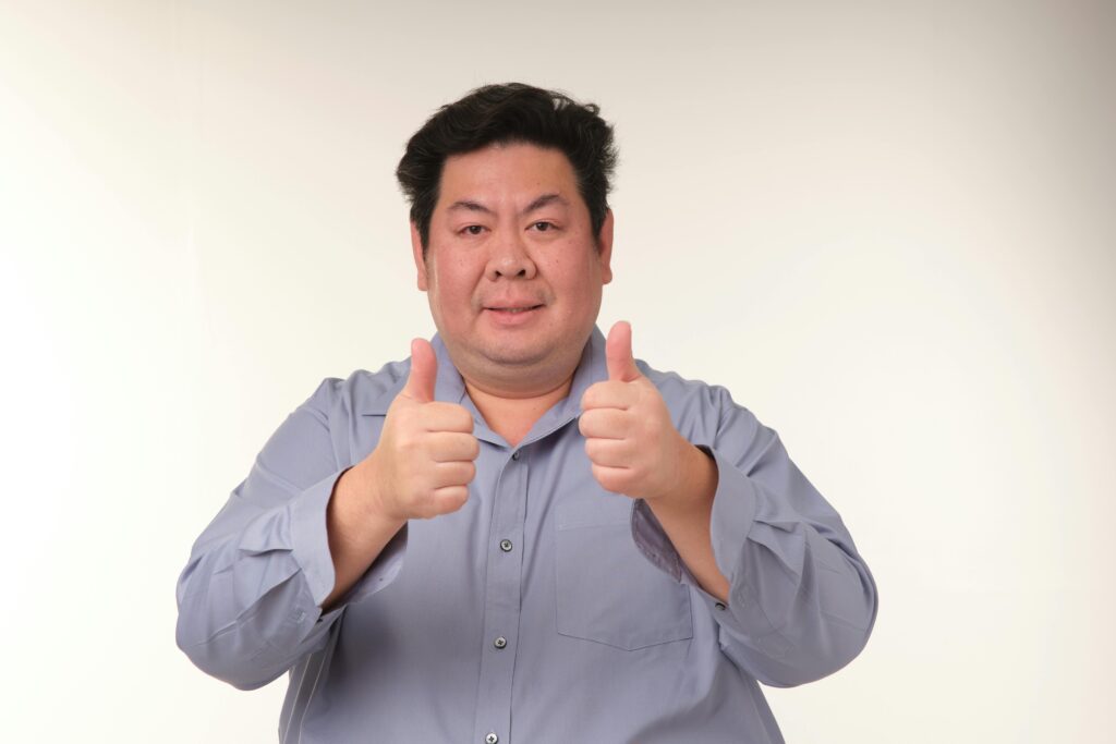 image showing a man encouraging people to like youtube video